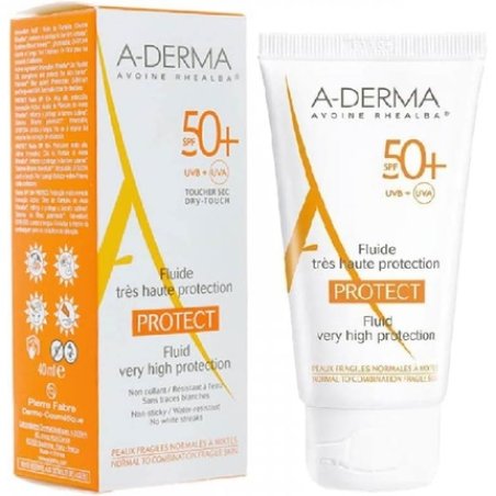 A-DERMA Protect Invisible Fluid Very High Protection SPF50 40ml
