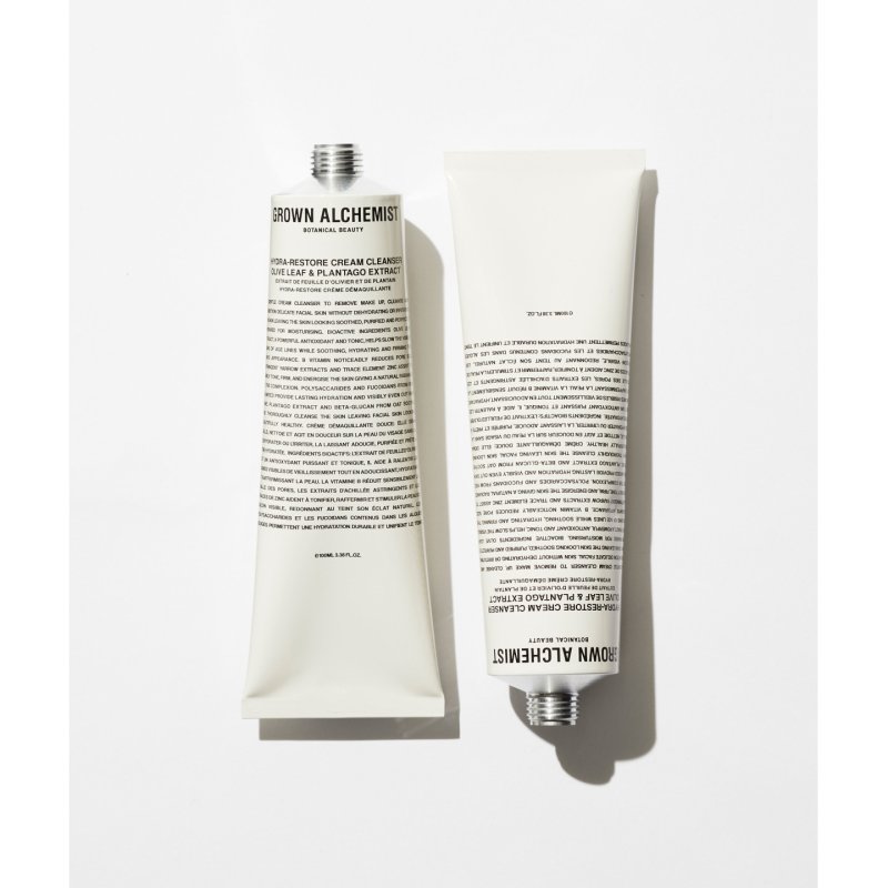 Grown Alchemist Hydra-Restore Cream Cleanser Olive Leaf Plantago Extract 100mL