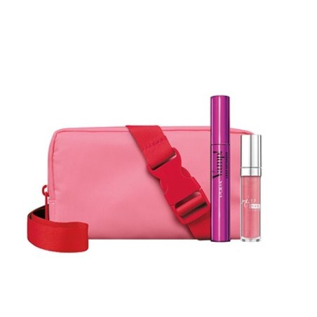 Pupa Milano Vamp! Glitter Lip Gloss Gift Set! Lash Extender Kit