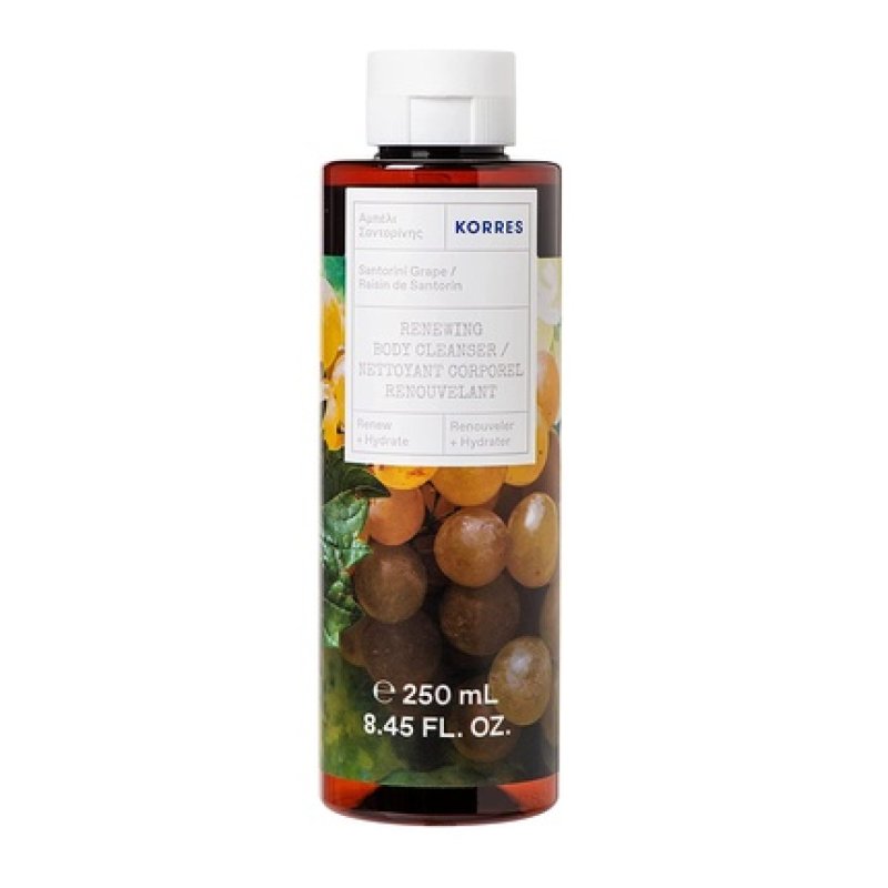 KORRES Santorini Grape Revitalizing Shower Gel with Active Aloe Vera 250ml