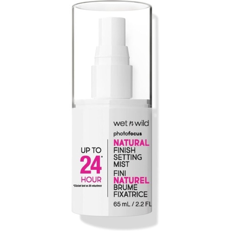 Wet n Wild Photo Focus Natural Finish Setting Mist Makeup Setting Spray with Vitamin B5 and E Lightweight Formula 24