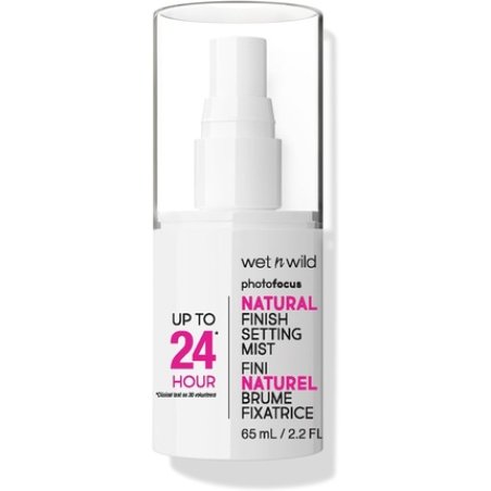Wet n Wild Photo Focus Natural Finish Setting Mist Makeup Setting Spray with Vitamin B5 and E Lightweight Formula 24