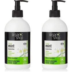 Organic Shop Mint and Jasmine Moisturising Hand Soap 500ml