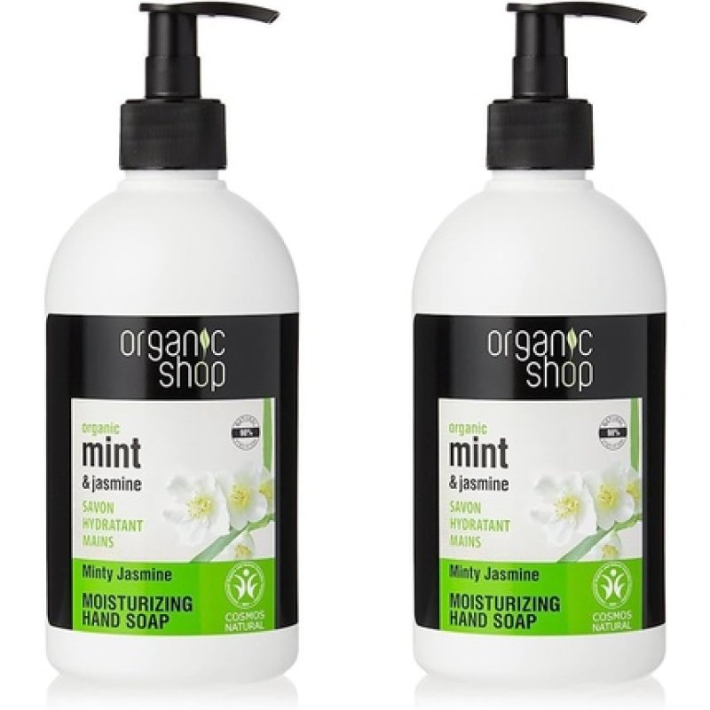 Organic Shop Mint and Jasmine Moisturising Hand Soap 500ml