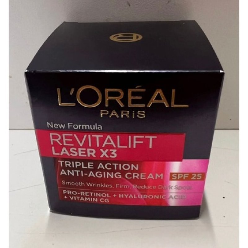 Loreal Revitalift Laser X3 Anti-Wrinkle Cream SPF25 Day 50ml