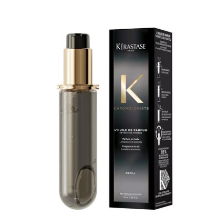 Kérastase Chronologiste Anti-Static Hair Oil with Stunning Scent for Shine and Less Split Ends Heat Protection up to