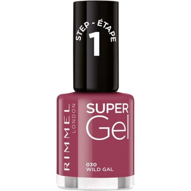 Rimmel Super Gel Nail Polish 030 Wild Gal 12mL