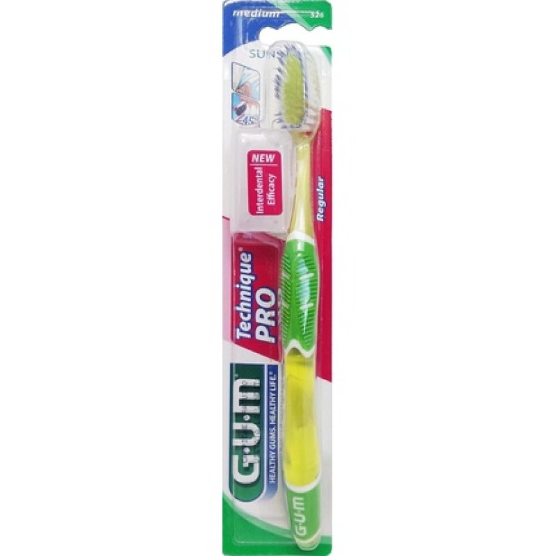 GUM Technique Pro Toothbrush with Medium Bristles