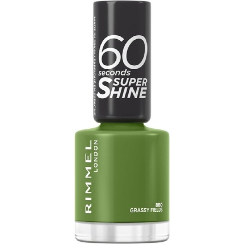 Rimmel 60 Seconds Nail Polish 880 Grassy Fields Nail Colour Collection 60sec Grassy Fields