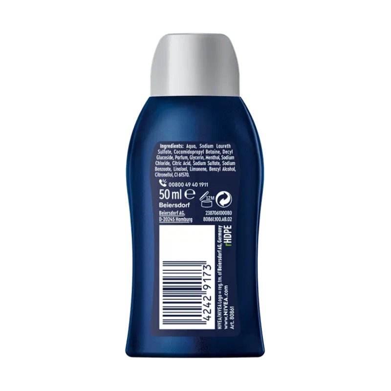 NIVEA Energy 50 ml Shower gel Men Body & face & hair Mint