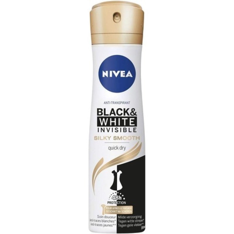 Nivea Anti-Perspirant Spray Black & White Invisible Silky Smooth 150ml