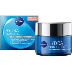 NIVEA Hydra Skin Effect Regenerating Gel Cream 50ml Night Cream with Pure Hyaluronic for 72 Hours Moisture