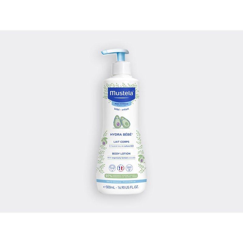Mustela Lait corps Hydra Bébé à l'avocat BIO 500ml Baby body lotion