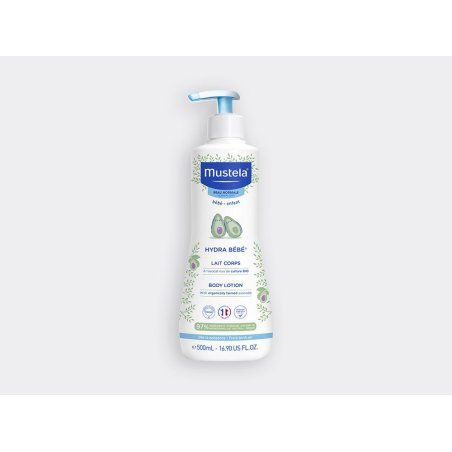 Mustela Lait corps Hydra Bébé à l'avocat BIO 500ml Baby body lotion