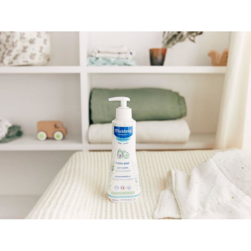 Mustela Lait corps Hydra Bébé à l'avocat BIO 500ml Lotion corporelle pour bébé