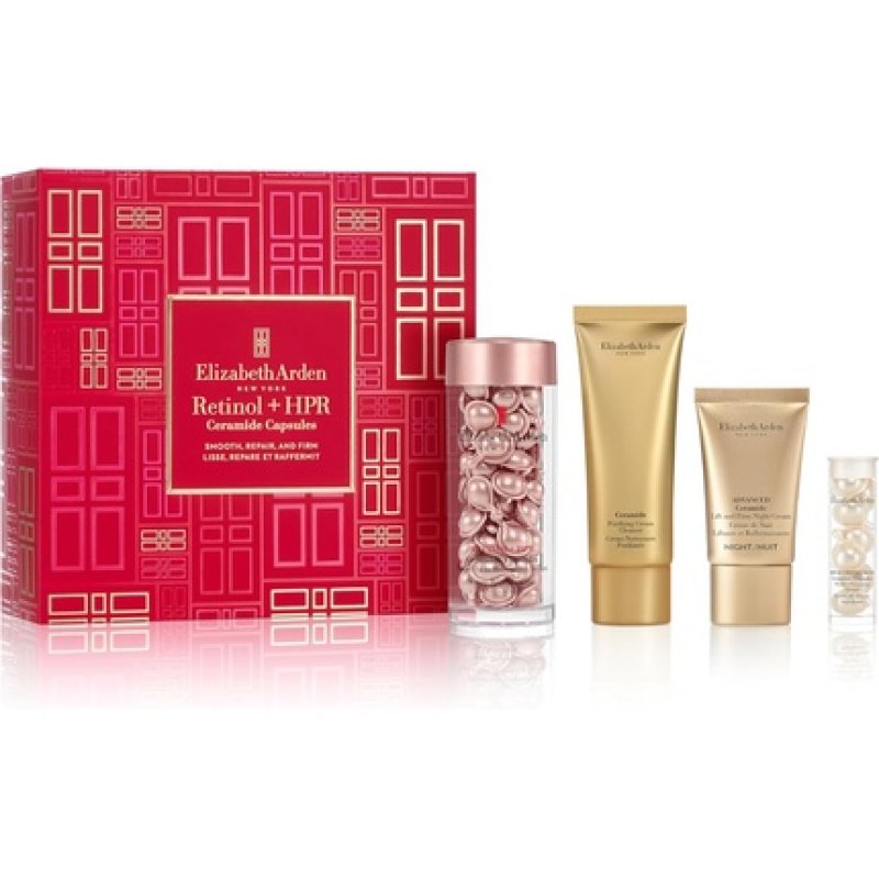 Elizabeth Arden Smooth, Repair & Firm Retinol HPR Ceramide Capsules 4-Piece Gift Set - Anti-Aging Skincare for