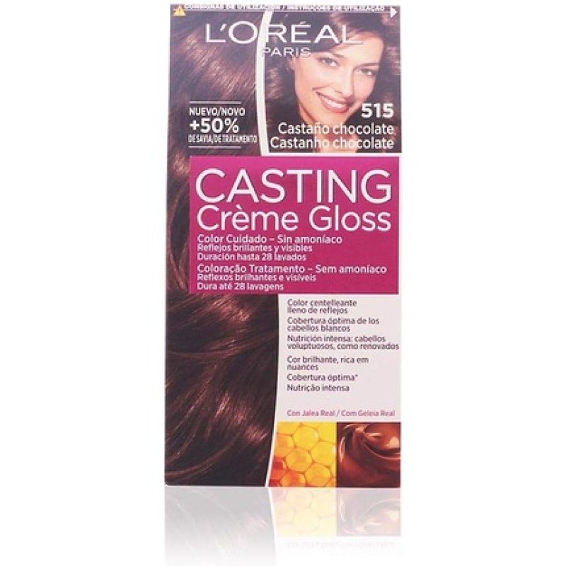 Loreal Paris Ammonia-free color Casting Crème Gloss 515 Chocolate Brown 600g