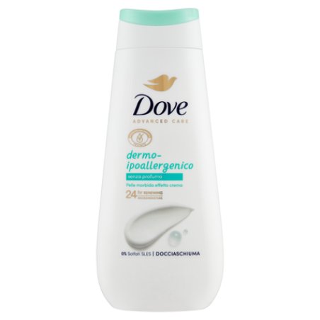 Dove Advanced Care Shower Foam Hypoallergenic Fragrance-Free 225 Ml