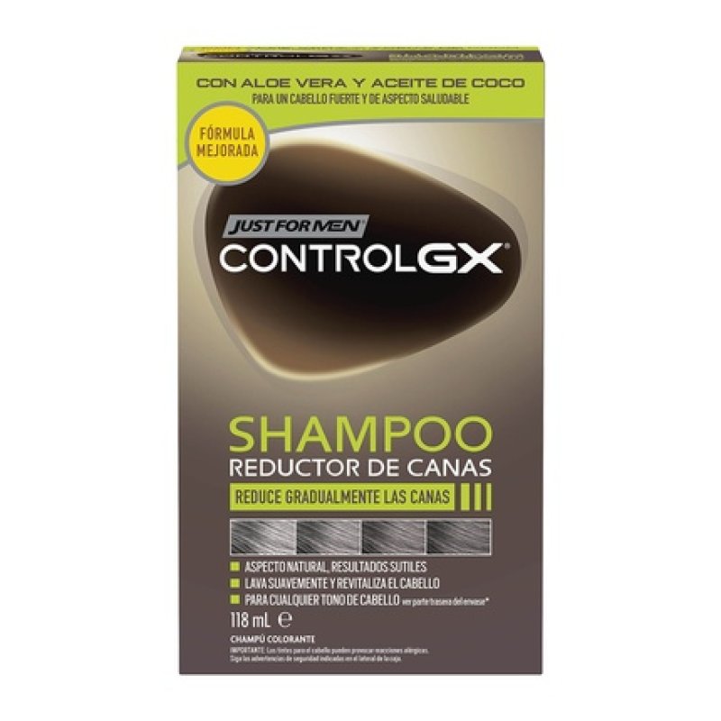 Just For Men Control Gx Champ Reductor De Canas 118ml