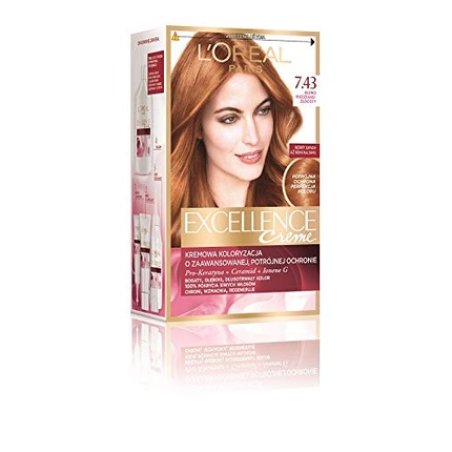 L'Oréal Paris Excellence Creme Hair Dye 7.43 Blonde Copper-Gold 192ml