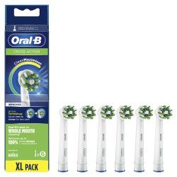 Oral-B CrossAction 80339345 toothbrush head 6 pc(s) Blue, Green, White
