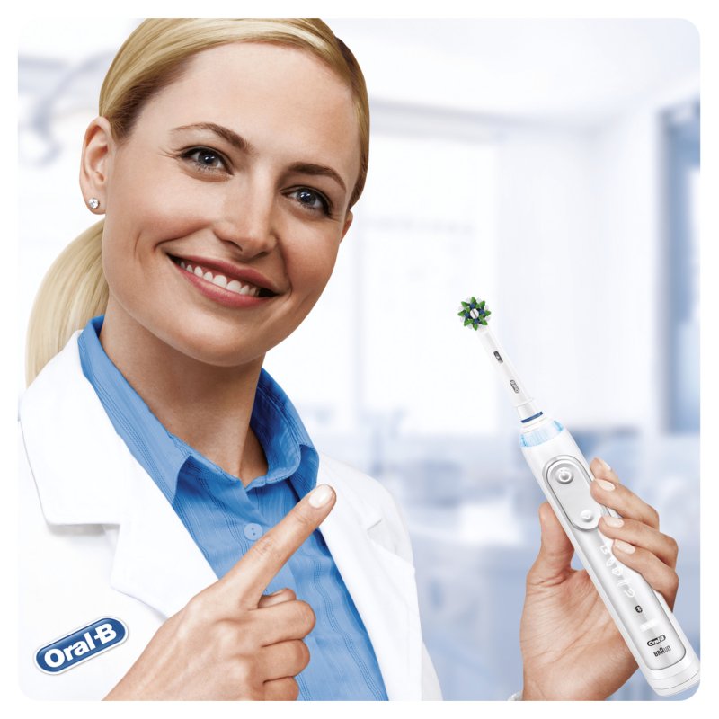 Oral-B CrossAction 80339345 tête de brosses 6 pièce(s) Bleu, Vert, Blanc