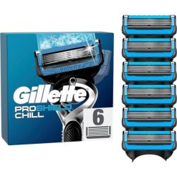 Gillette ProShield Chill Razor Blades 6 Replacement Blades for Men's Wet Shavers with 5-Blade