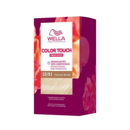 Wella Professionals Color Touch Ammonia-Free Semi-Permanent Hair Color for Color Refreshing and Gray Hair Coverage -