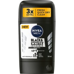 NIVEA Black & White Original Antiperspirant Stick 50ml