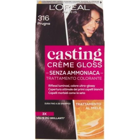 Hair Dye Casting Creme Gloss Without Ammonia N316 Plum
