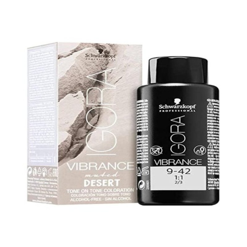 Schwarzkopf IGORA VIBRANCE Muted Desert 9-42 Extra Light Blonde Ash Beige 60ml