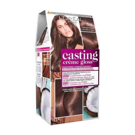 L'Oreal Paris Casting Creme Gloss Color Bath 500 Light Chestnut Brown