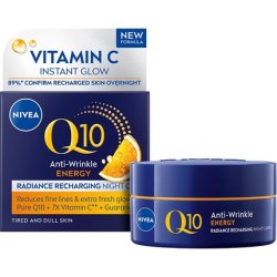 Nivea Energizing Night Cream Against Wrinkles Q10 Energy Cream 50 Ml