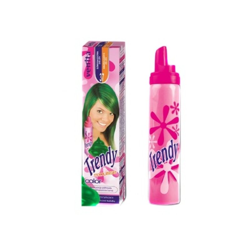 Venita Trendy Color Mousse Hair Dye 75ml 37 Emerald