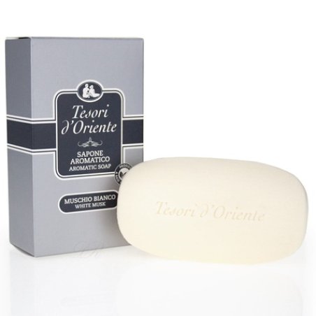 Tesori d'Oriente Muschio Bianco White Musk Soap 125g