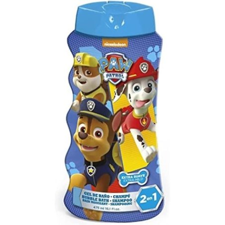Paw Patrol Paw Patrol 2in1 hair and body shampoo & bath foam for children 475ml