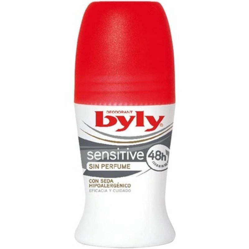 Byly Sensitive Perfume Free Deodorant with Hypoallergenic Silk 50ml