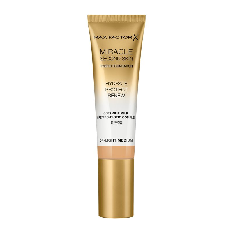 Max Factor Miracle Second Skin Foundation - 04 Light Medium