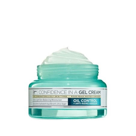 IT Cosmetics Confidence in a Gel Cream Oil Control Hydrating Oil-Free Face Moisturizer with Niacinamide Vitamin E