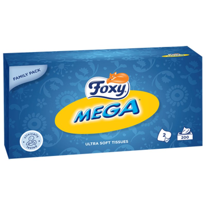 Foxy Mega Cellulose White 200 pc(s)