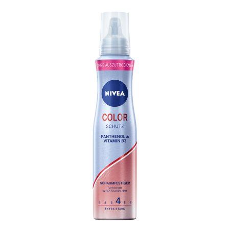 Nivea Color Protection Mousse Extra Strong Foam Styling Spray 150ml