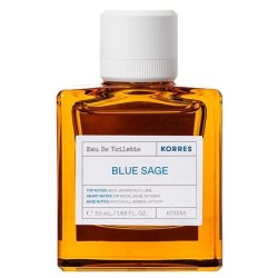 KORRES BLUE SAGE Eau De Toilette for Men Dermatologically Tested Vegan 50ml