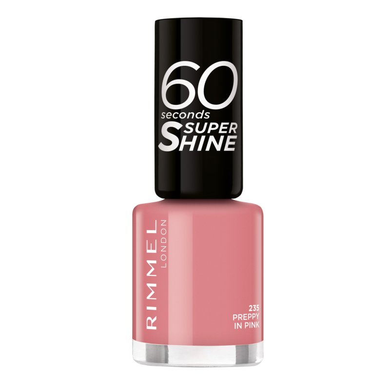 Rimmel 60 Seconds Nail Polish Preppy in Pink 8ml