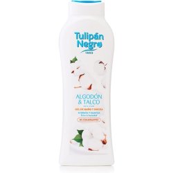 Tulipan Black Cotton and Powder Bath & Shower Gel 600ml