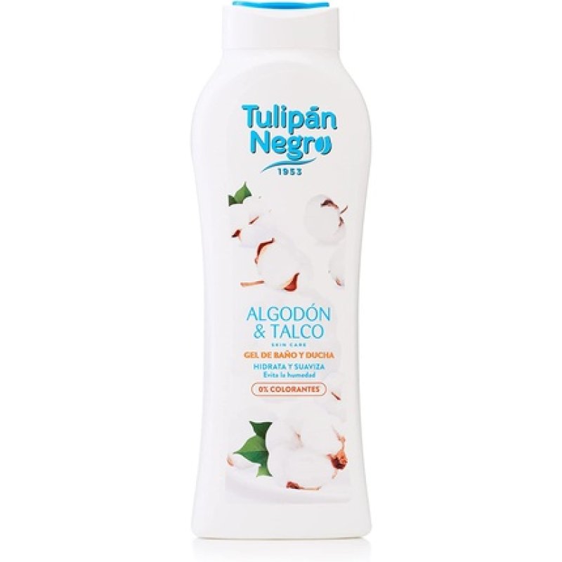 Tulipan Black Cotton and Powder Bath & Shower Gel 600ml