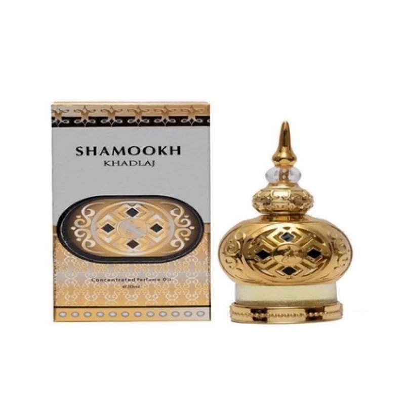 Khadlaj Shamookh Gold Concentrated Perfume Oil 0.67 Ounce Unisex