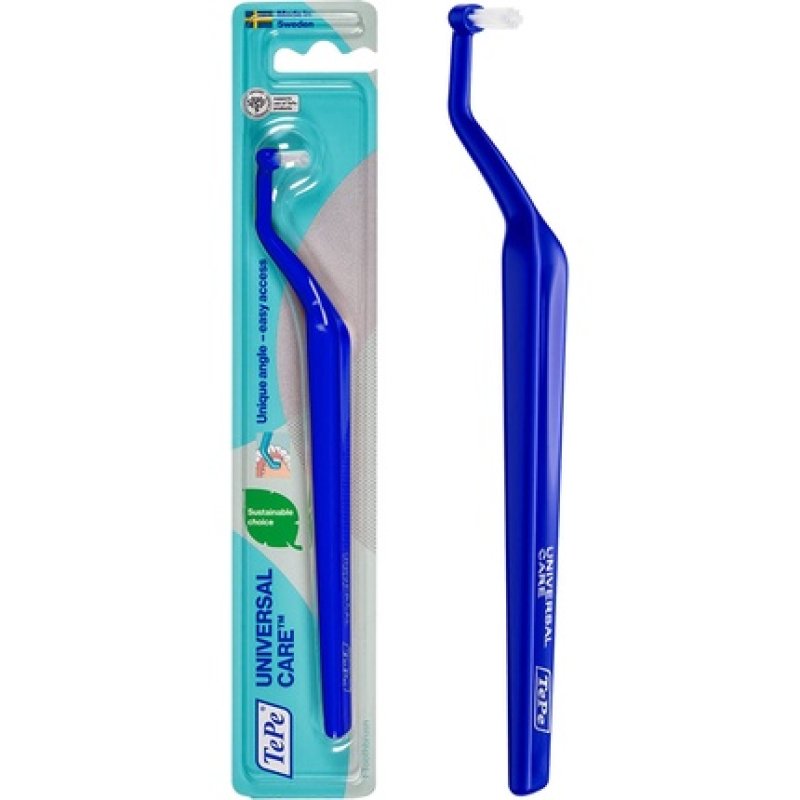 TePe Universal Care Implant Brush Innovative and Unique Neck Design for Easy Implant Cleaning