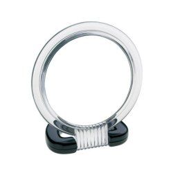 Beter 22041 miroir de maquillage Autonome Rond Noir, Argent