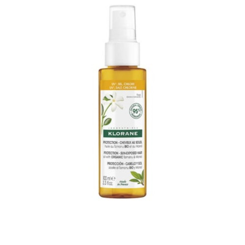 Klorane Polysianes Monoi and Tamanu Organic Hair Oil 100ml