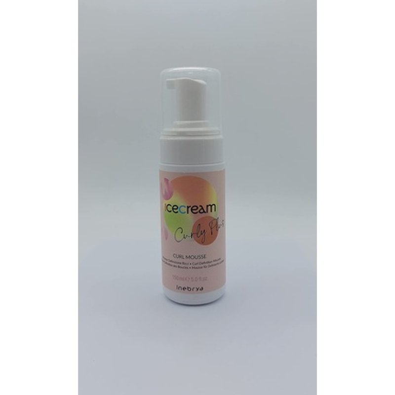Inebrya Ice Cream Curly Plus Curl Defining Mousse 150ml
